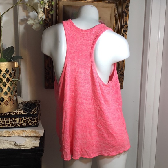 Y2K Pink Spring Break Souvenir Tank Top Tee Swim Cover-up You make me Smile OS - Picture 5 of 5